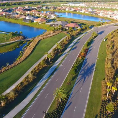 Aerial vide of Lakewood National